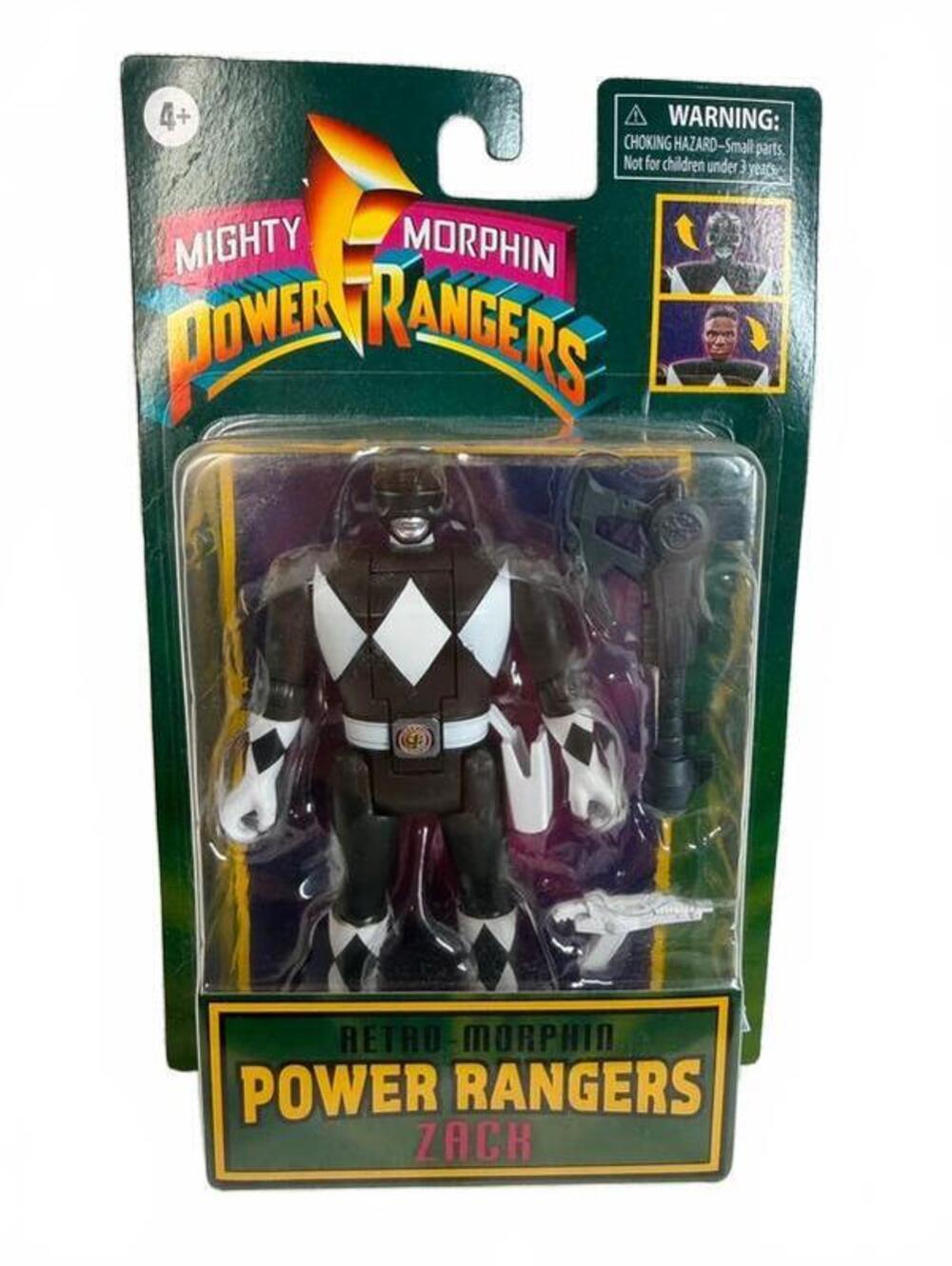Mighty Morphin Power Rangers Retro-Morphin Zack Action Figure